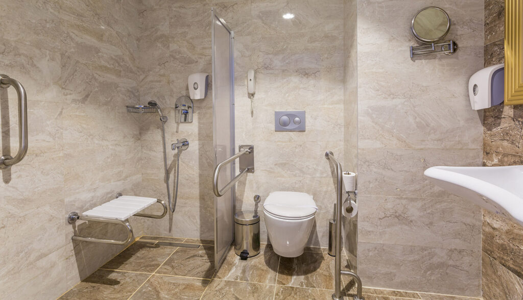 Bathroom remodeling with waterproofing, new tiling, and designer fittings in a Mumbai apartment