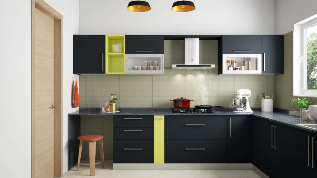Custom-designed modular kitchen with built-in appliances – Interior Designer in Mumbai